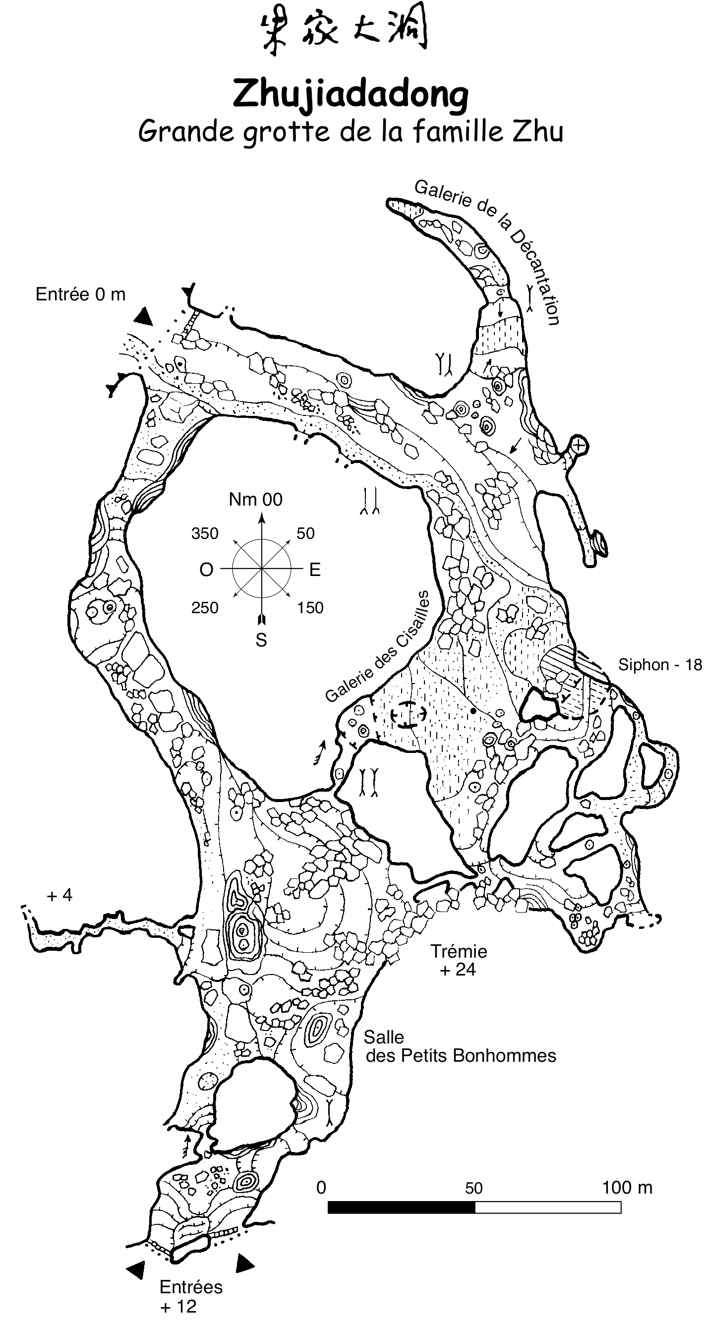 topographie Zhujiadadong 朱家大洞