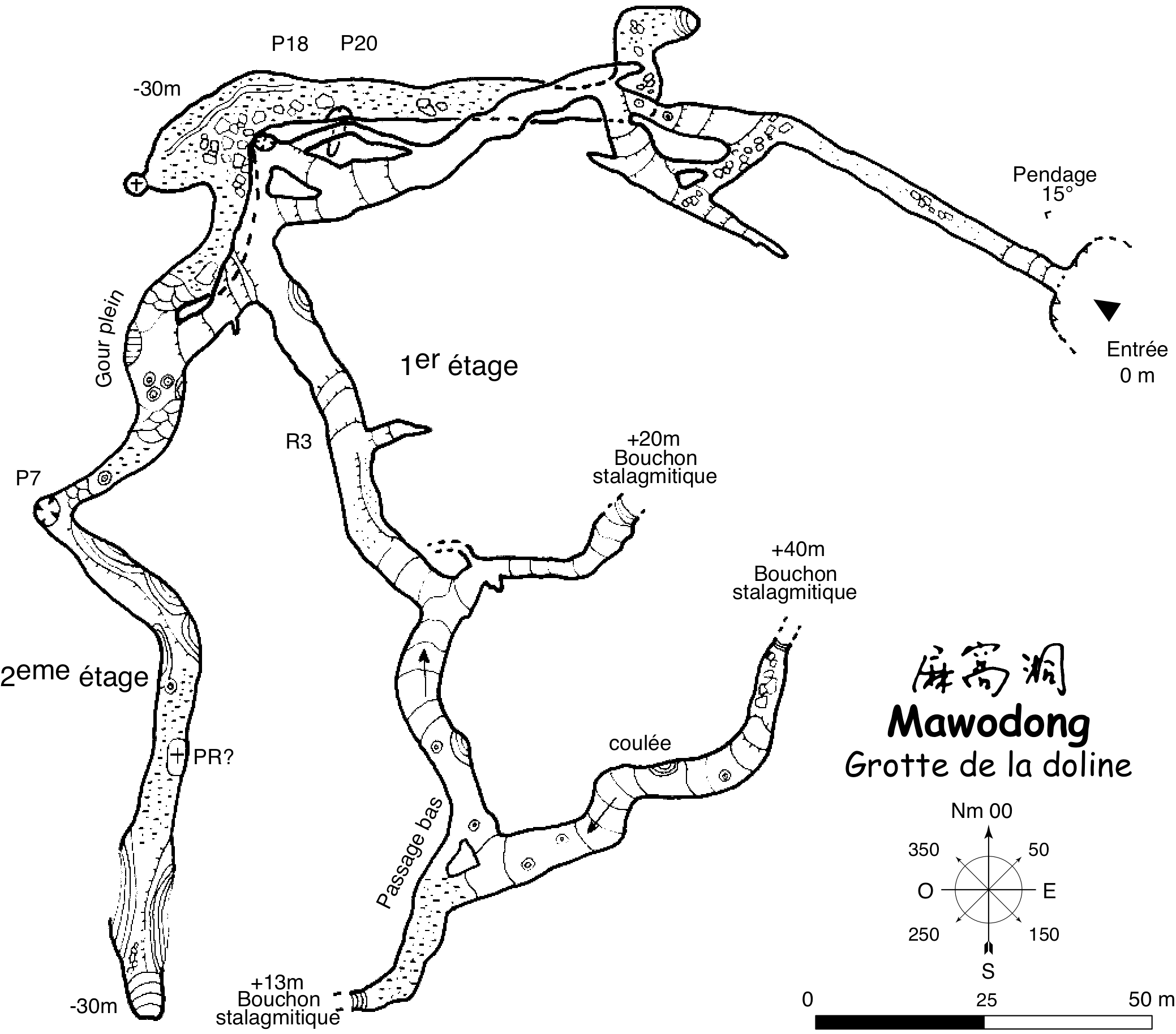 topographie Mawodong 麻窝洞