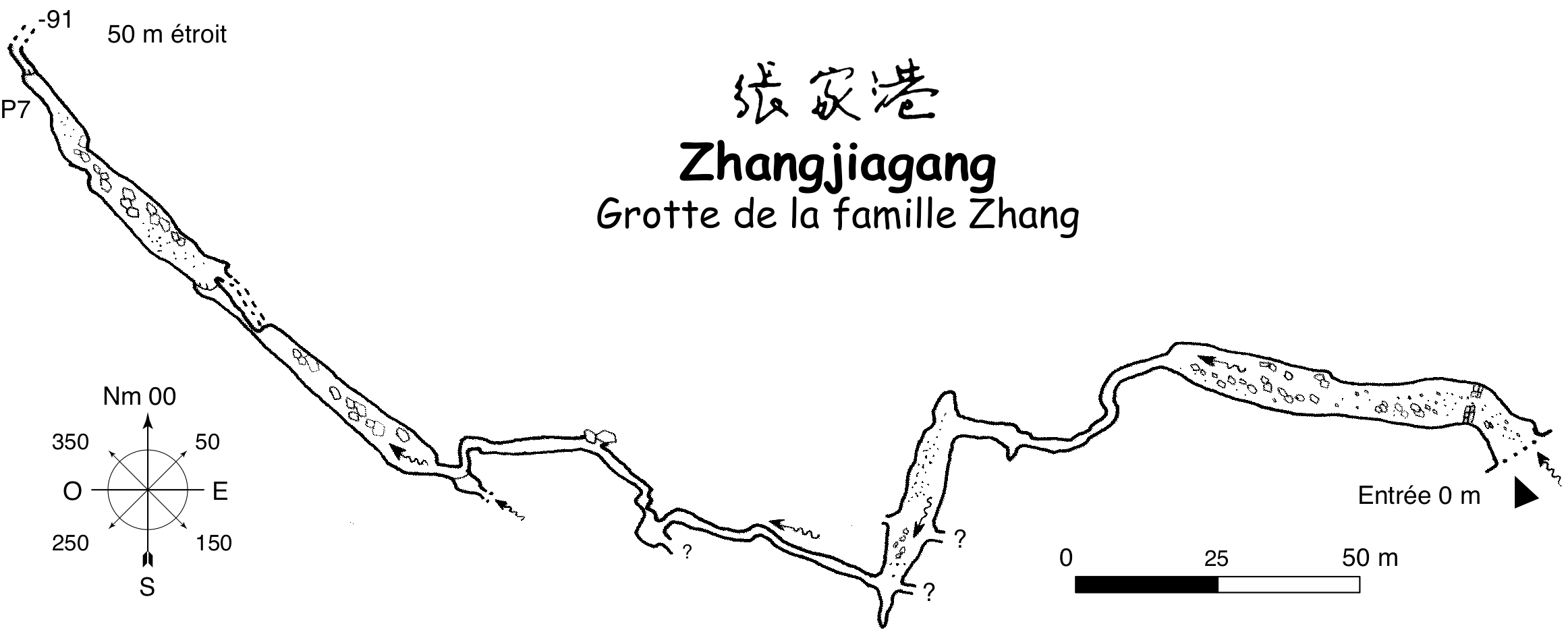 topographie Zhangjiagang 张家岗