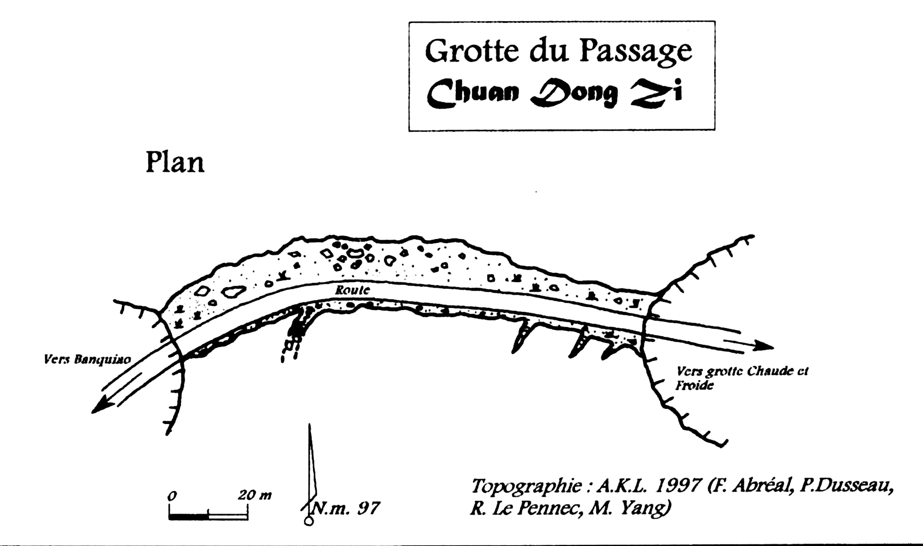 topographie Chuandongzi 穿洞子