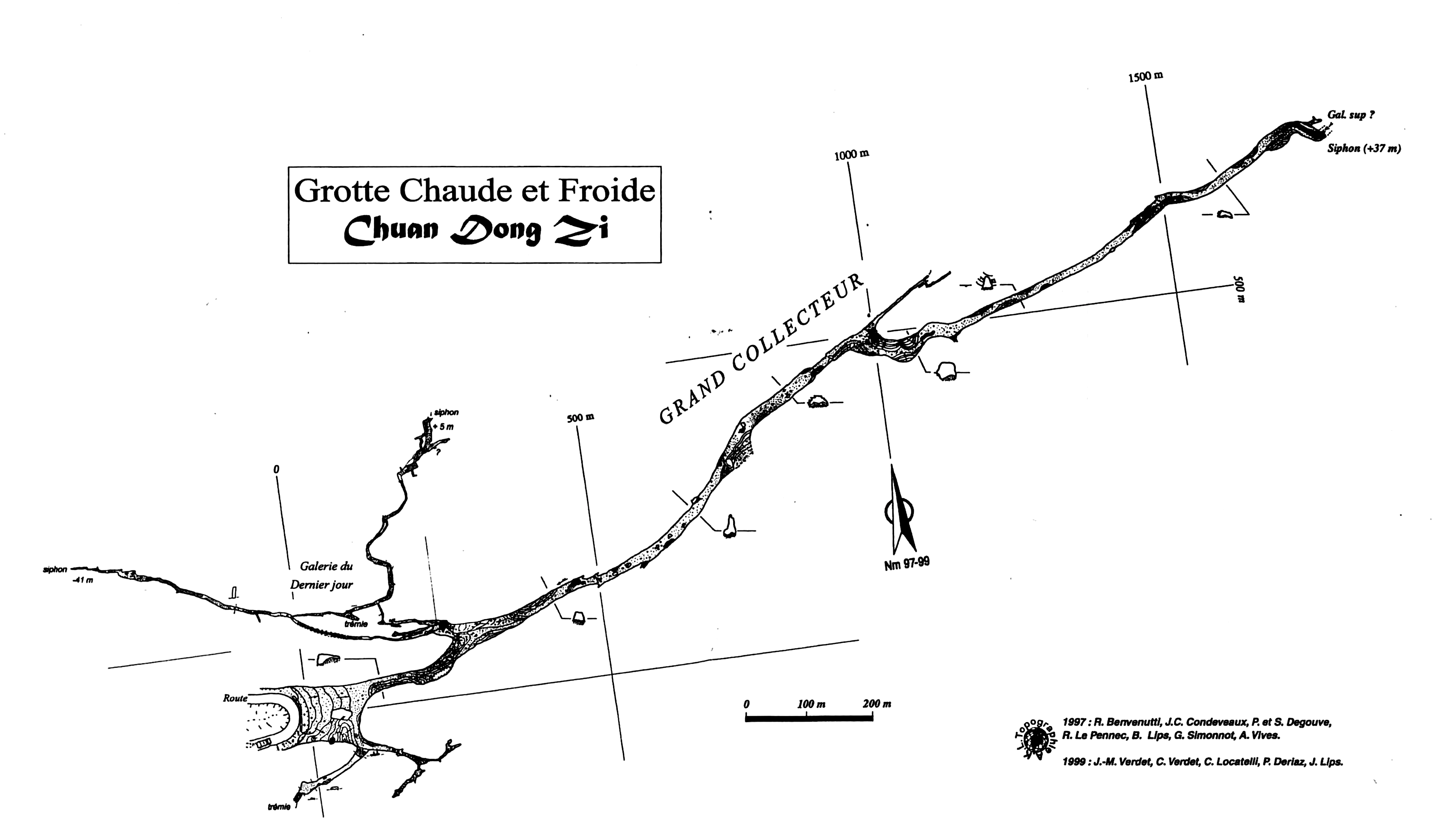 topographie Chuandongzi 穿洞子