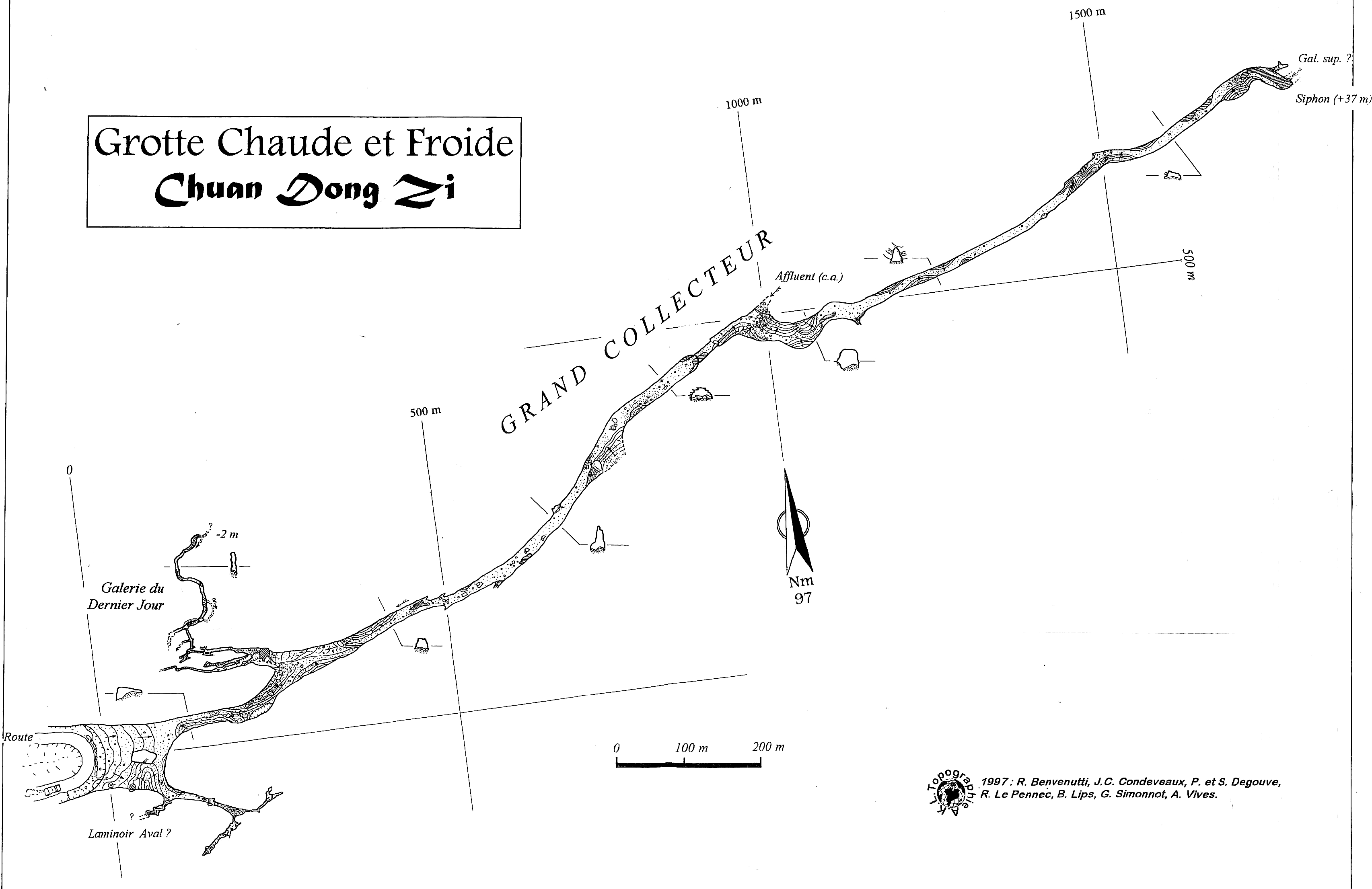 topographie Chuandongzi 穿洞子