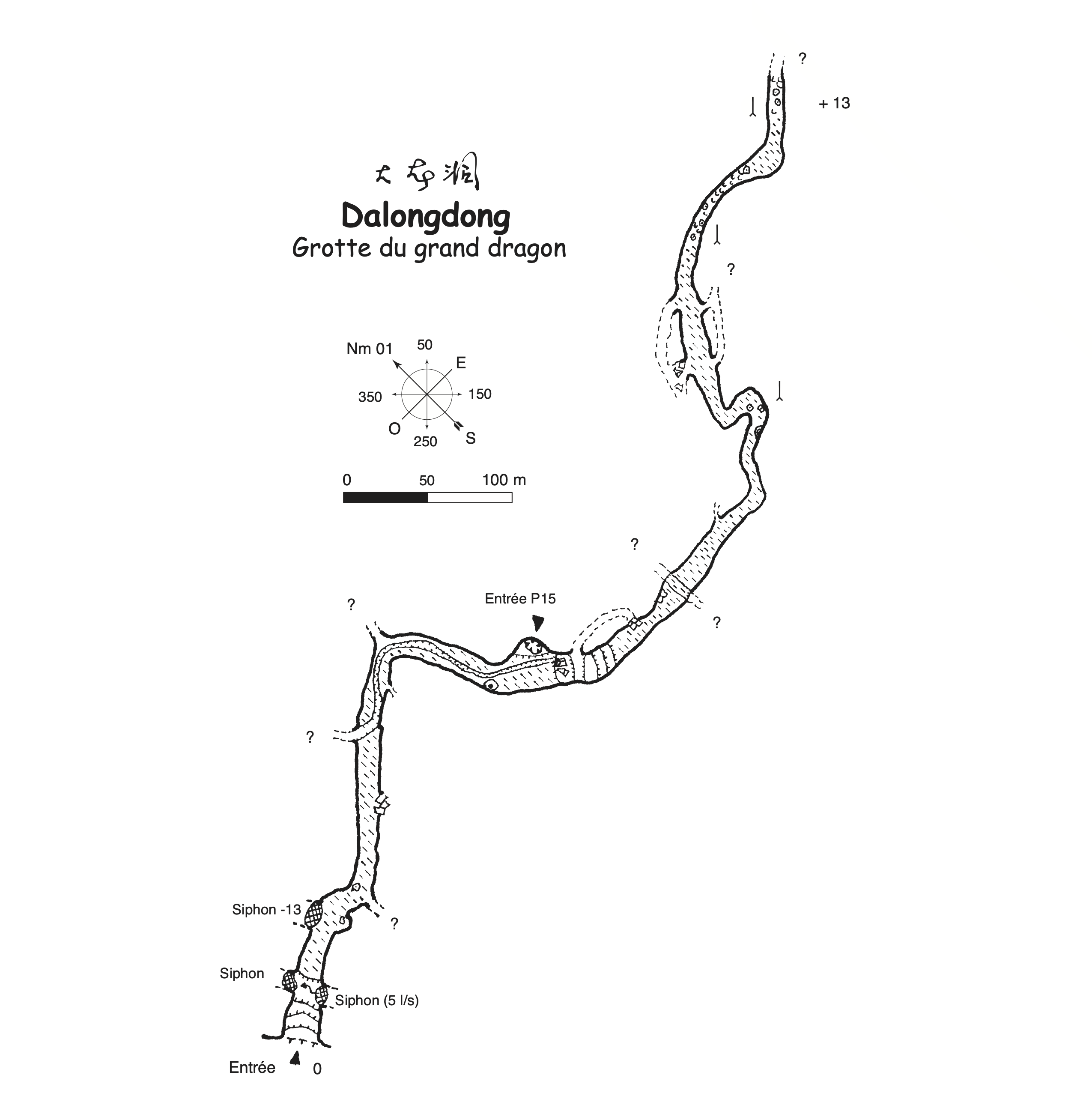 topographie Dalongdong 大龙洞 