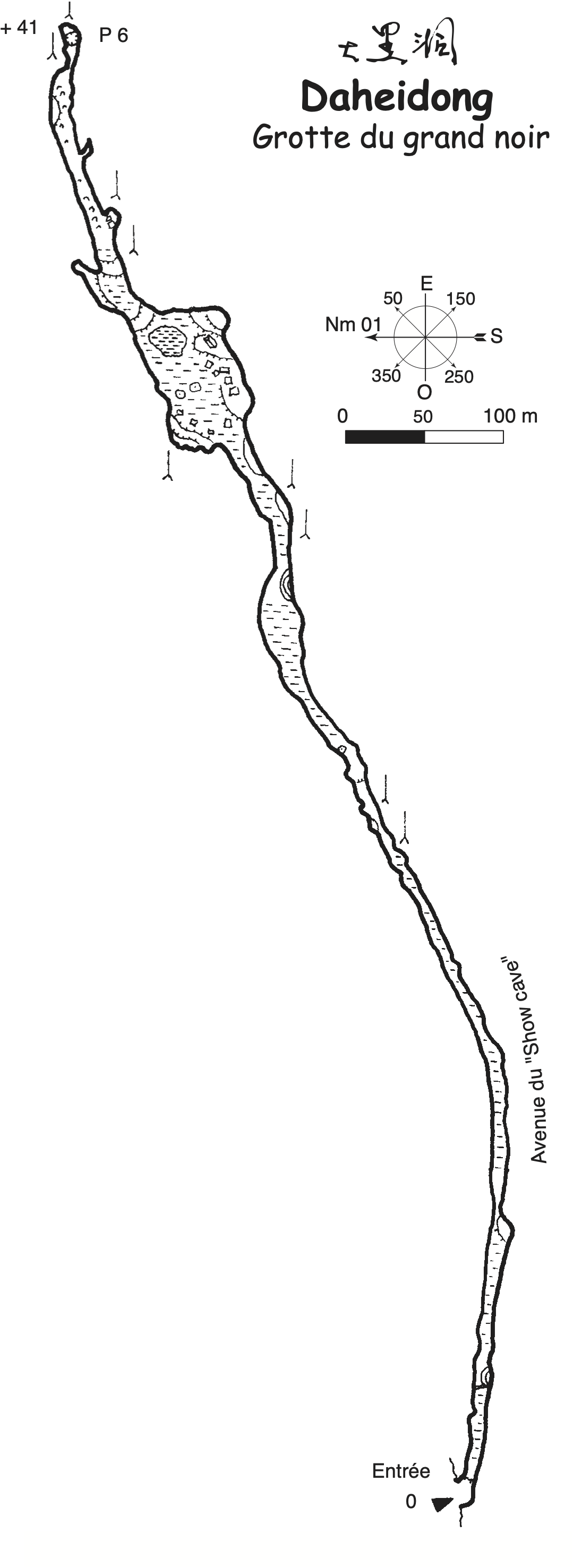 topographie Daheidong 大黑洞