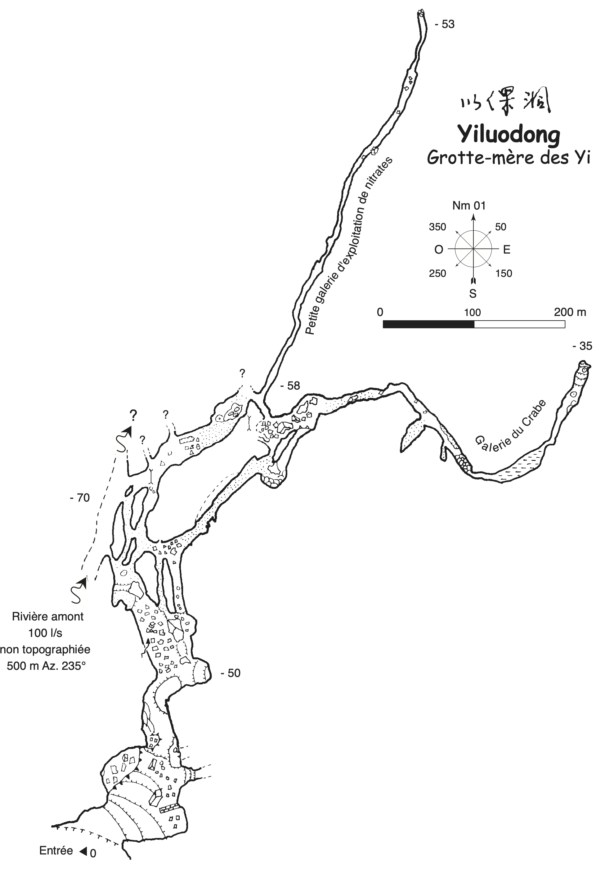 topographie Yiluodong 彝洞