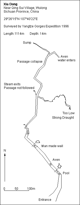 topographie Xiadong 洞