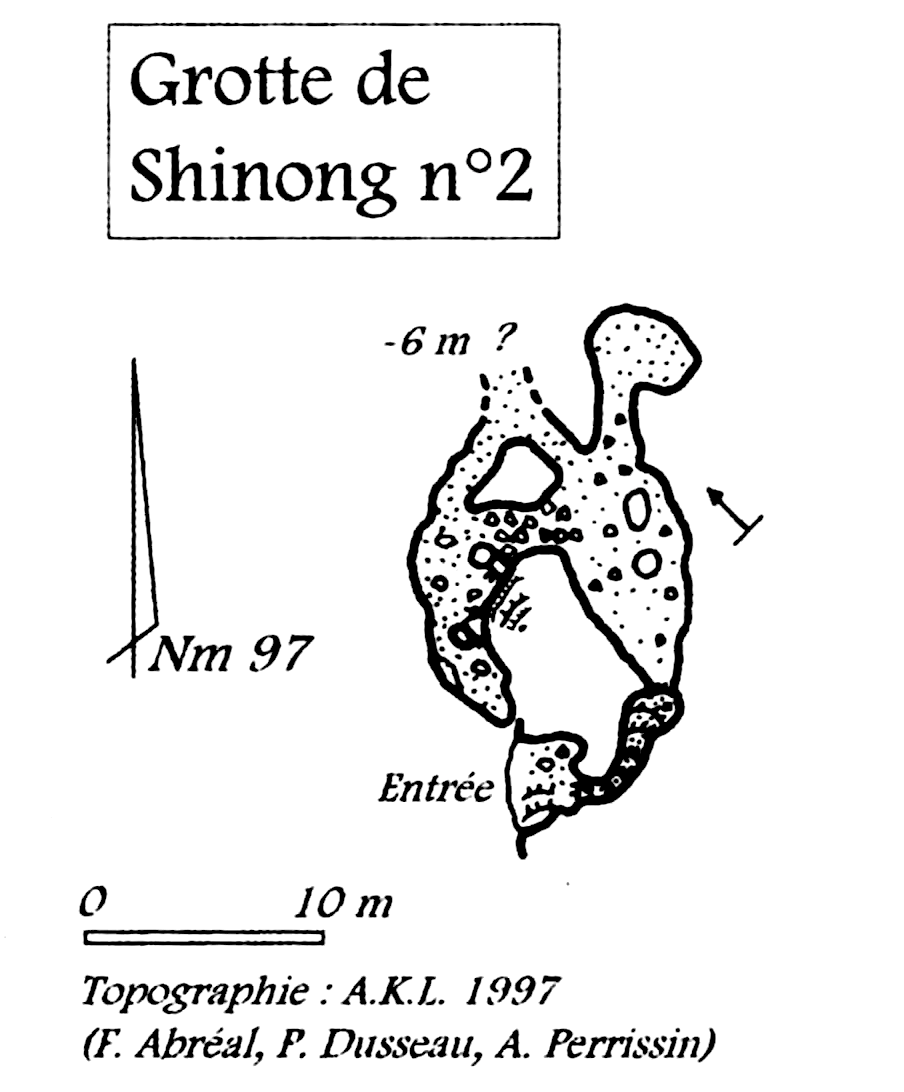 topographie Grotte De Shinong 2 