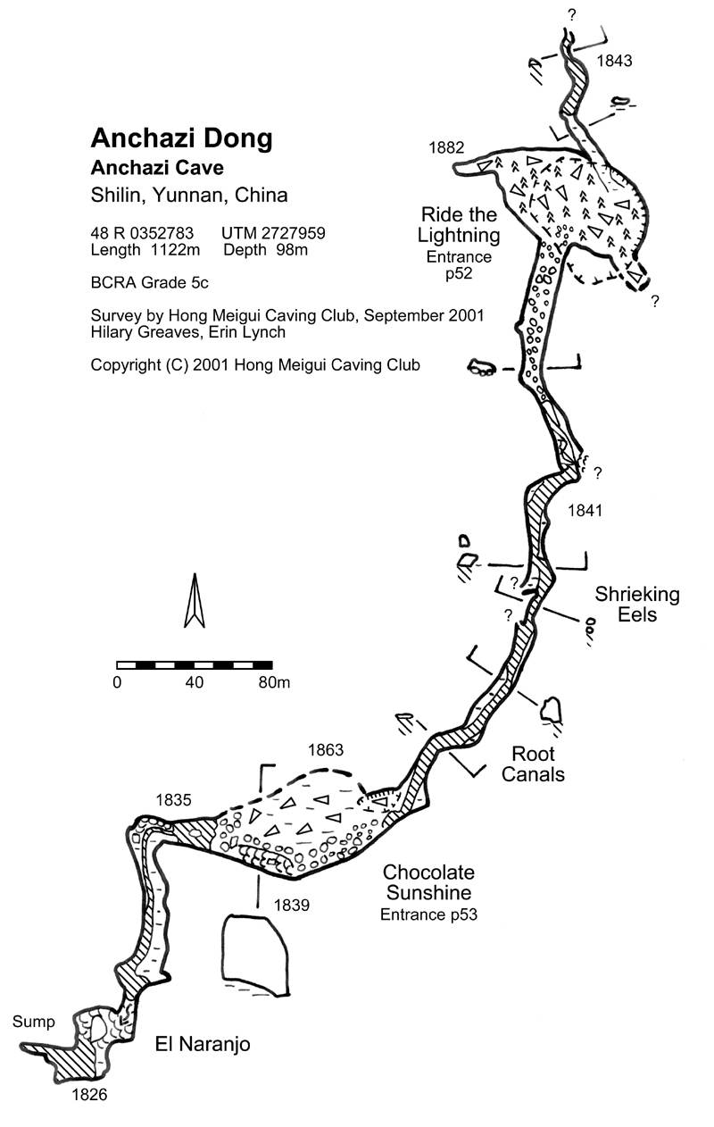 topographie Anchazidong 洞