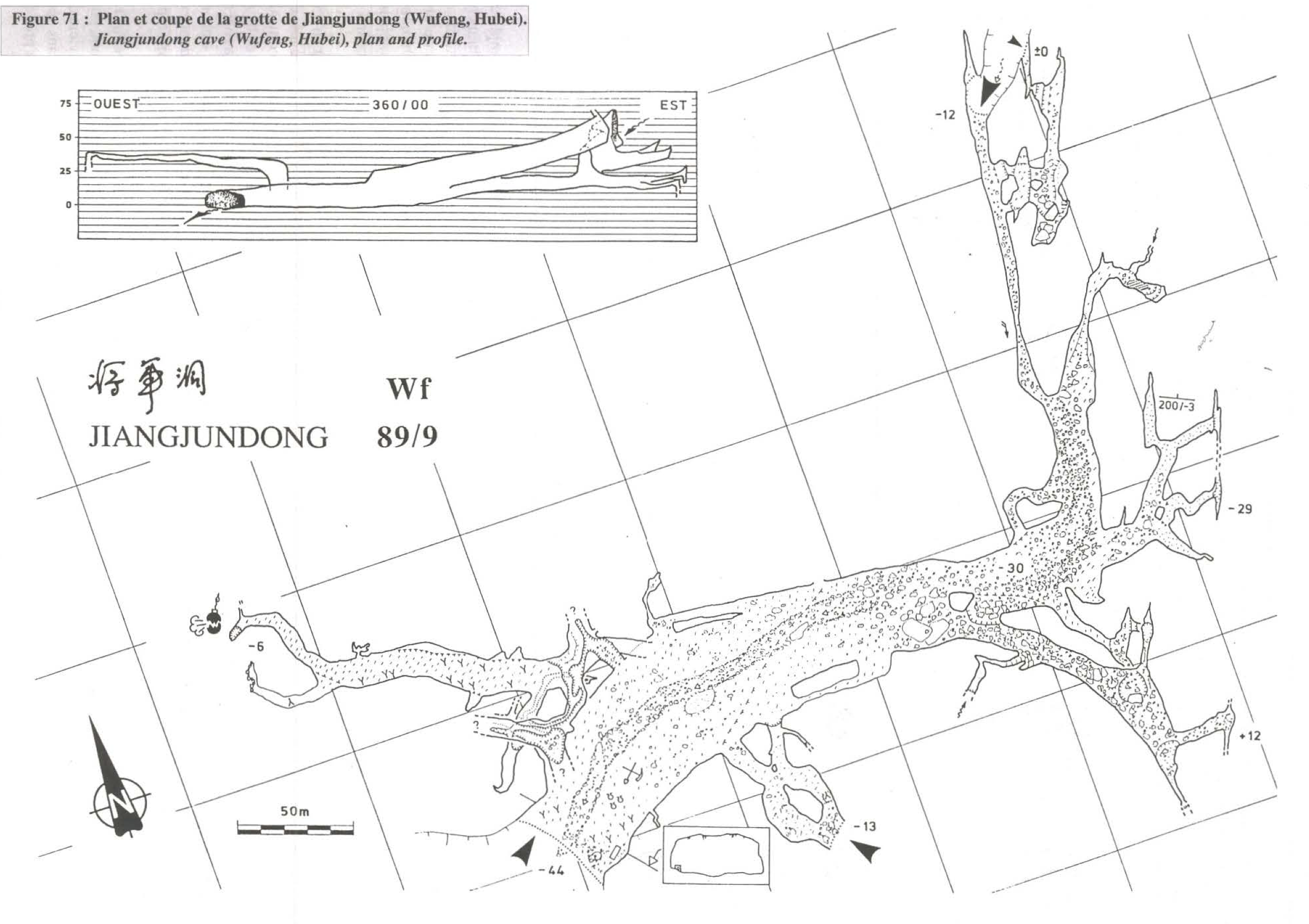 topographie Jiangjundong 将军洞