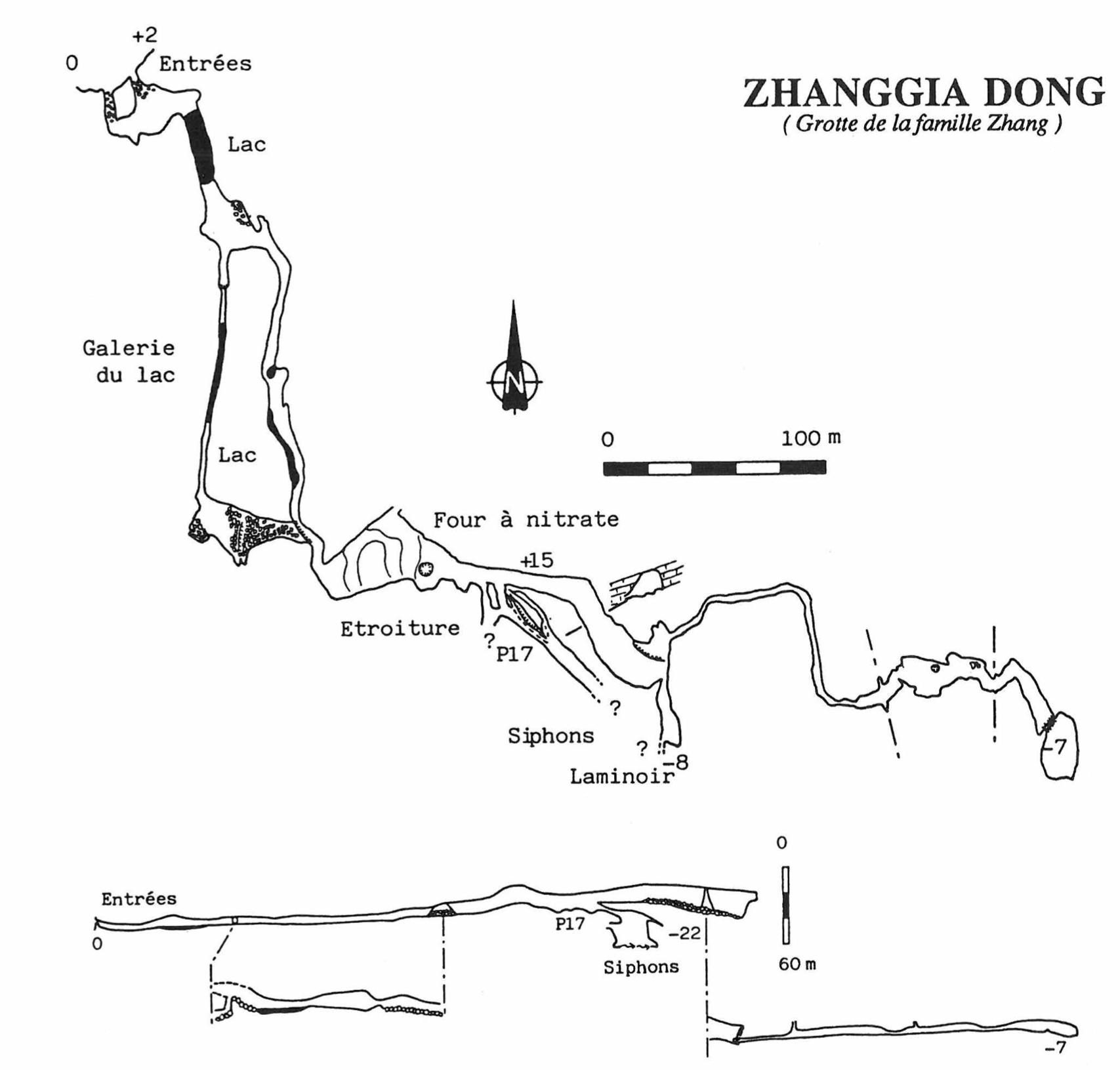 topographie Zhangjiadong 张家洞