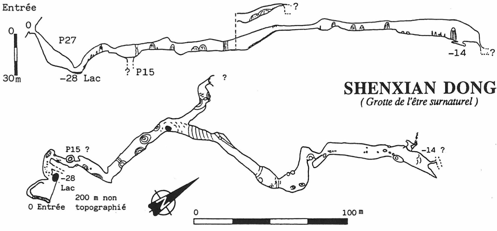 topographie Shenxiandong 神仙洞