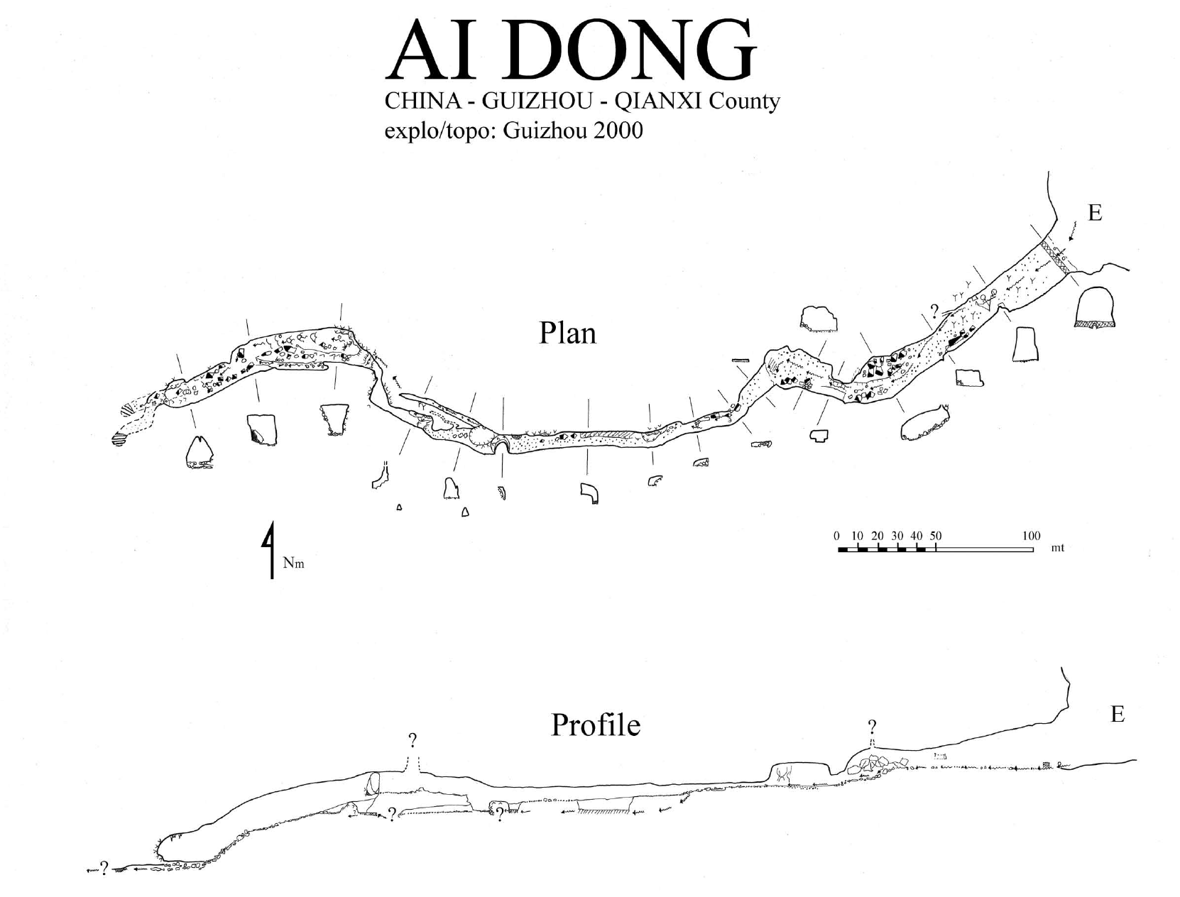 topographie Aidong 洞