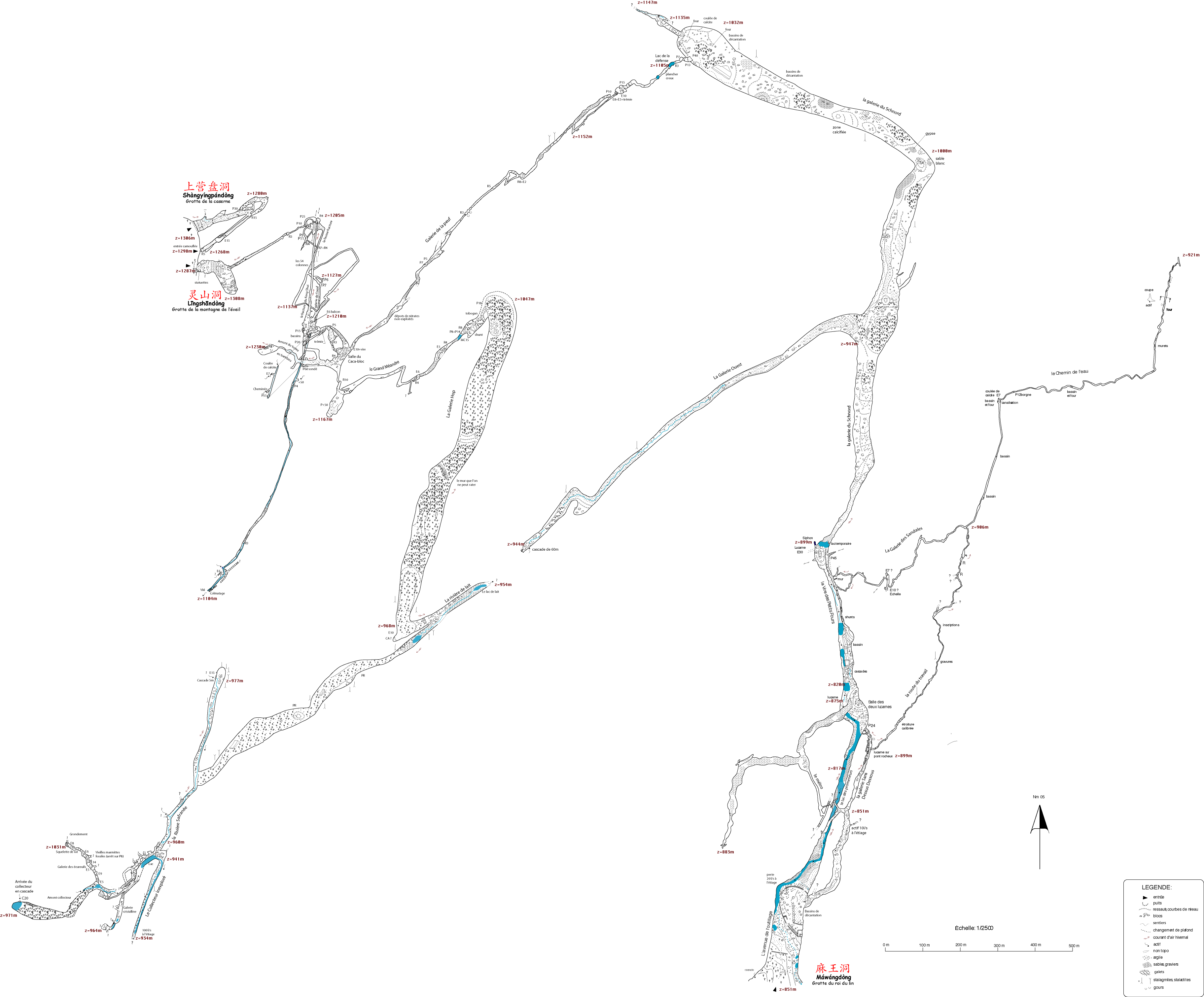 topographie Lingshandong 灵山洞