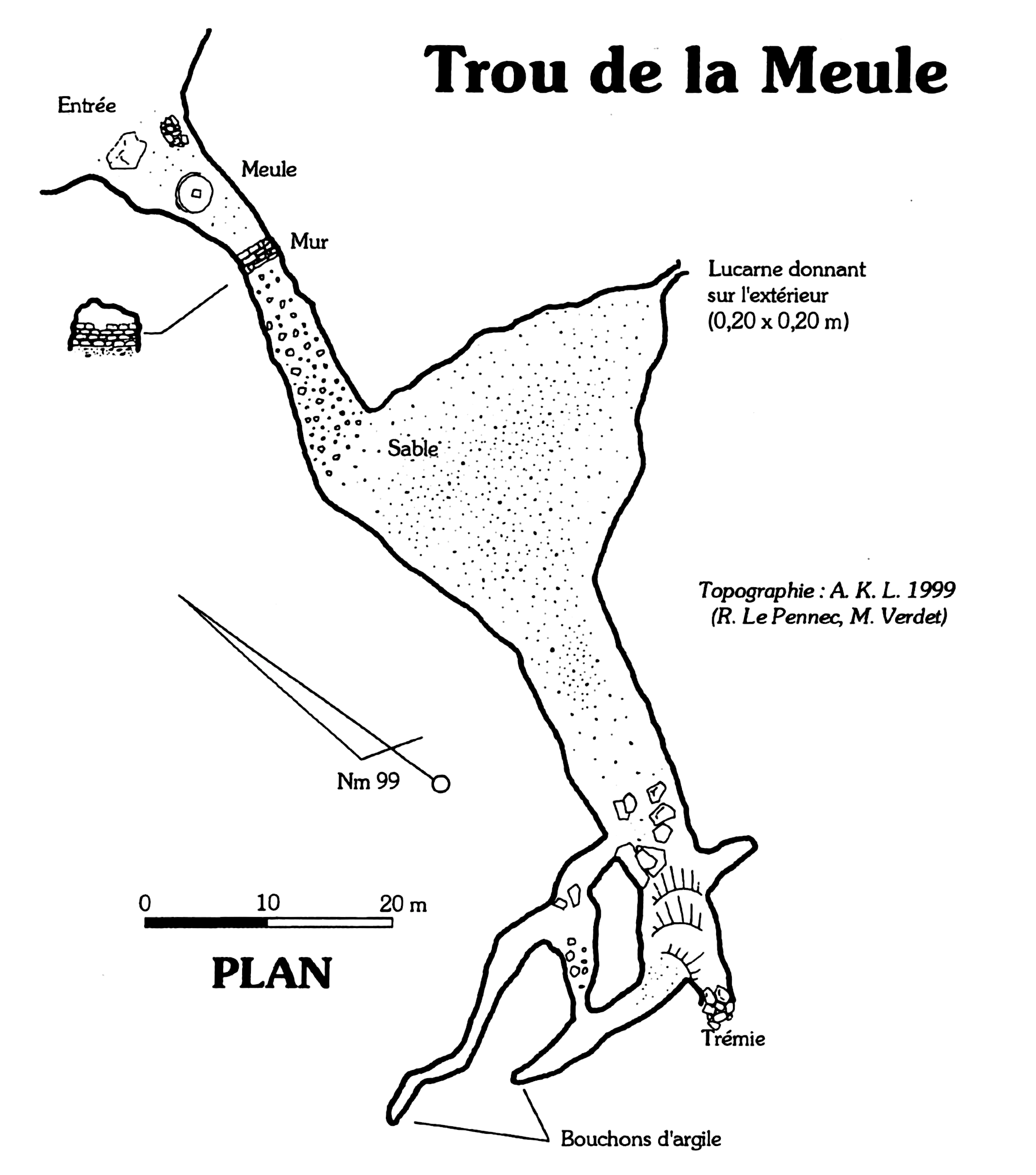 topographie Trou de la meule 