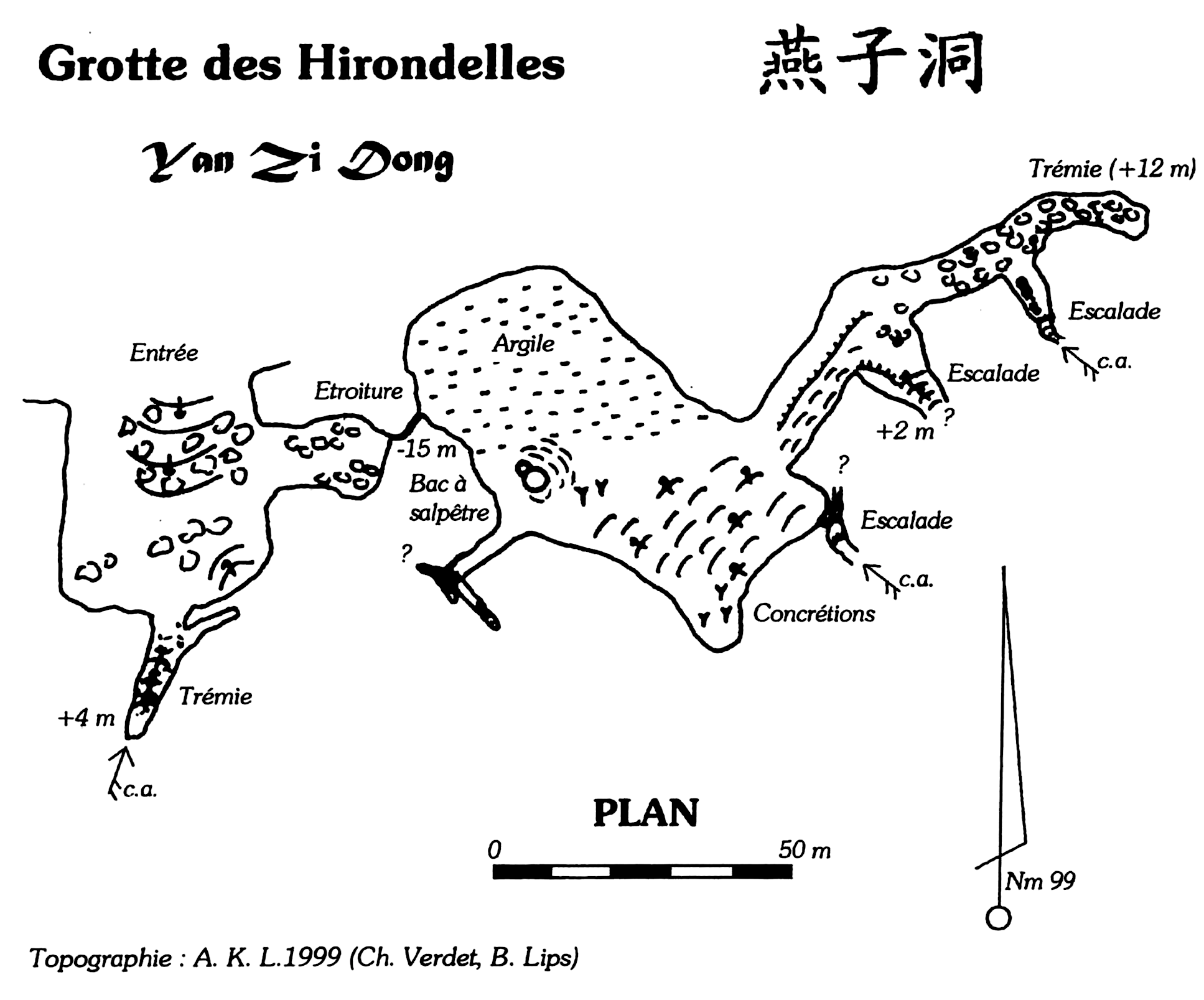 topographie Yanzidong 燕子洞